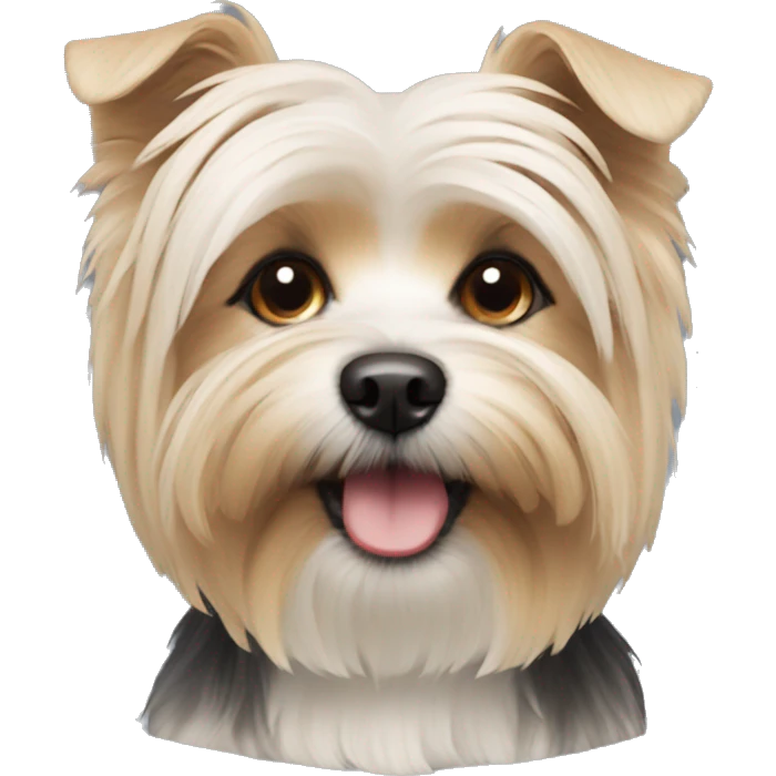 Morkie dog emoji