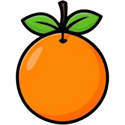 orange fruit emoji