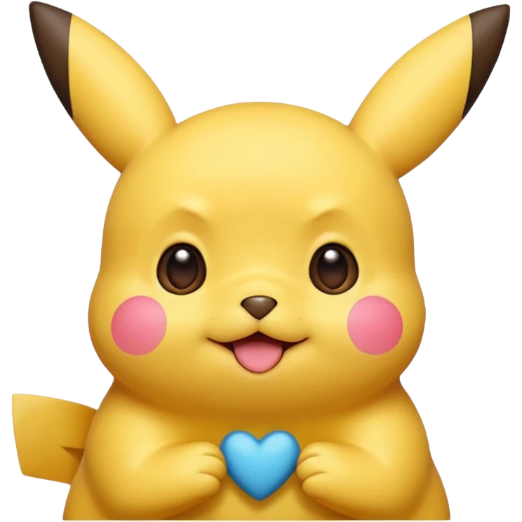 cute Pikachu classic emoji style emoji