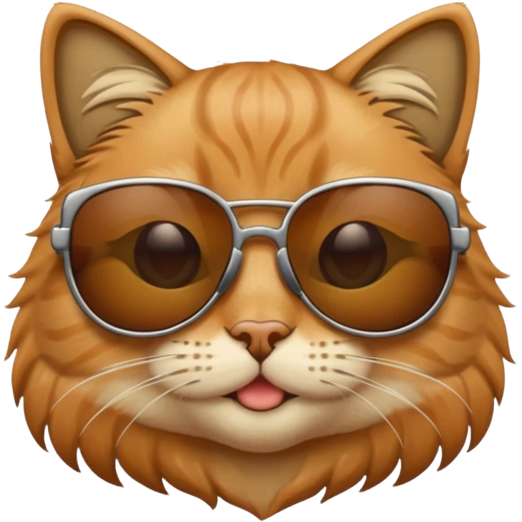Cat wearing sunglasses emoji