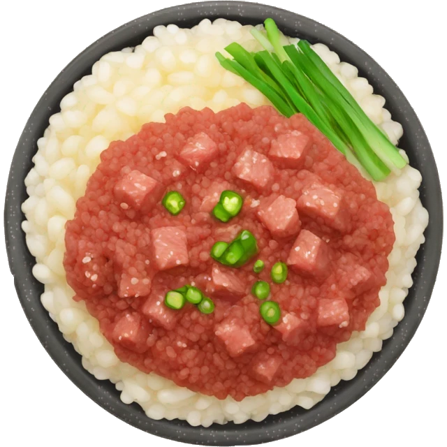 korean beef tartare emoji