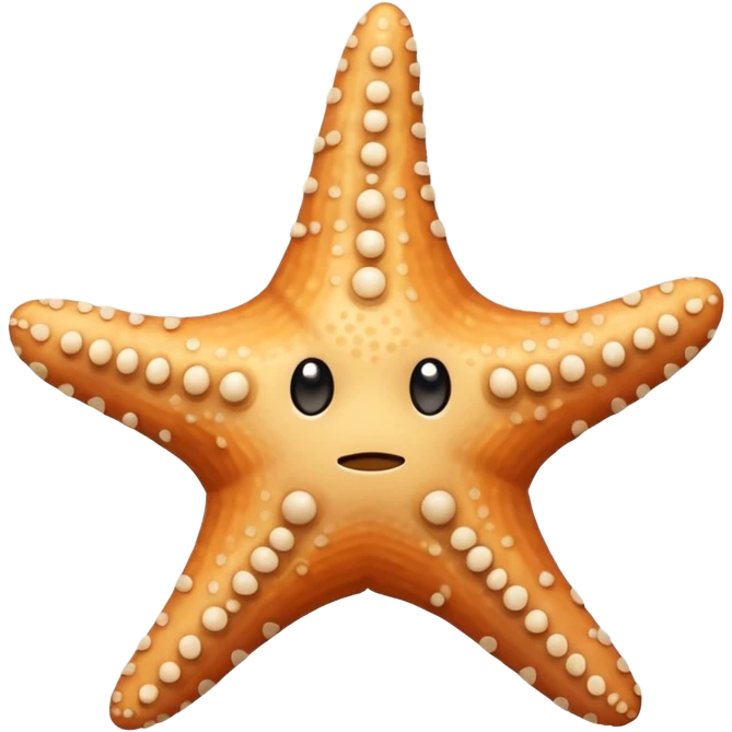 Sad starfish emoji