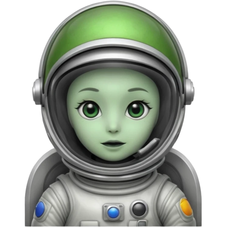 un alien sur la lune emoji