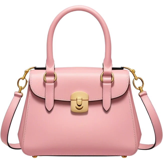 cute pink polene bag emoji