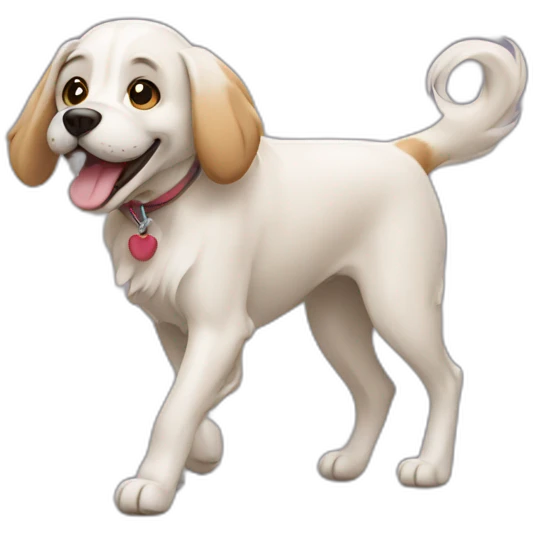 dog walking emoji