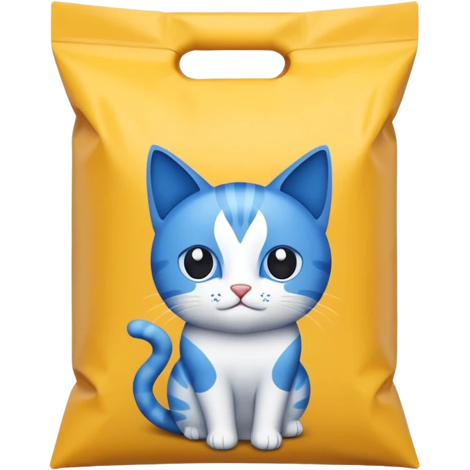Cat litter bag emoji