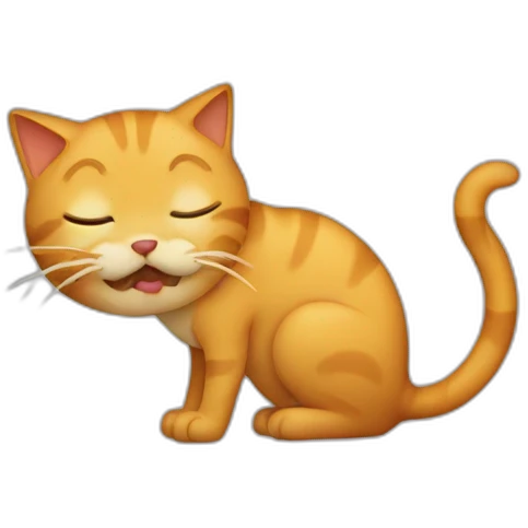 cat puking emoji