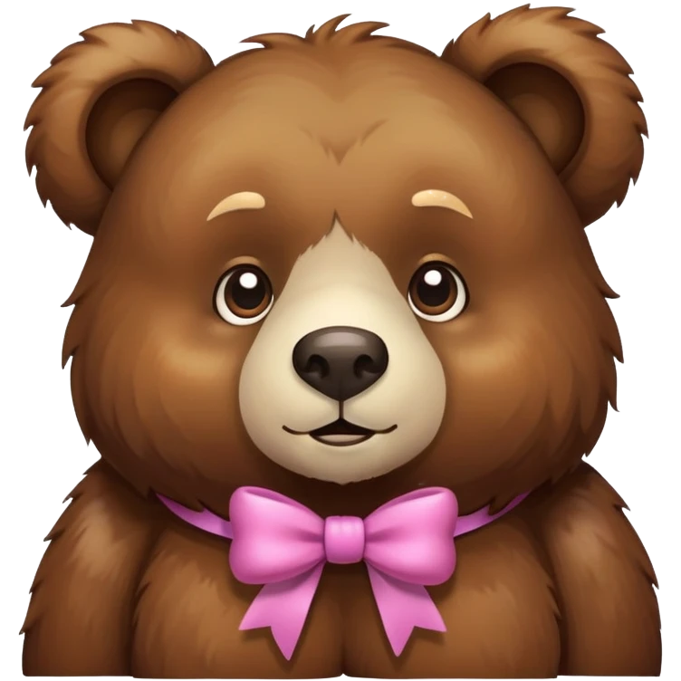 Bär mit Schleife emoji
