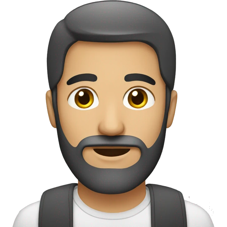 arab man with beard and gradient emoji