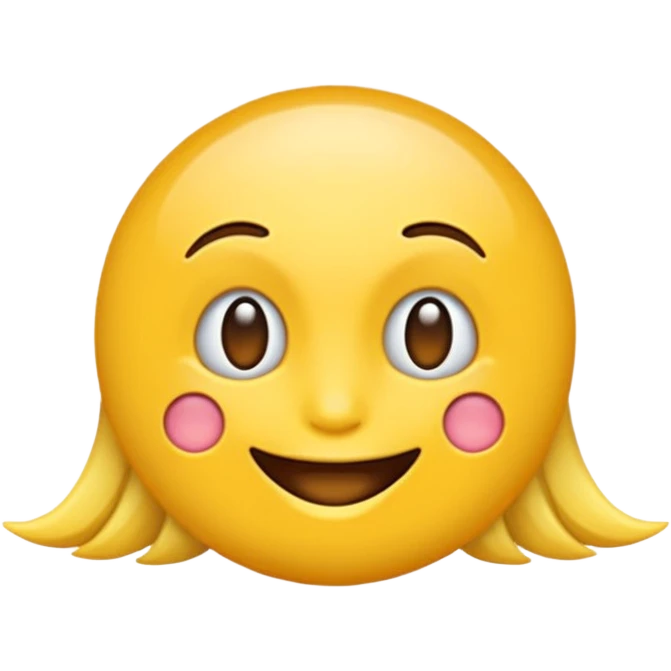 Maracujá estilizado, amarelo vibrante, traços simples em estilo emoji, fundo transparente. emoji