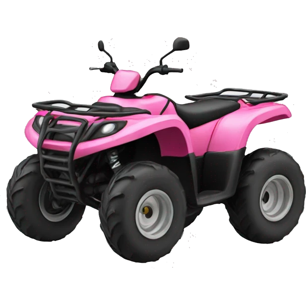 Realistic pink motor outdoor atv  emoji