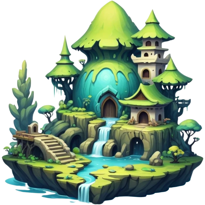  Epic painted artistic abstract complex detailed aesthetic-Fakémon-creature-scenery emoji
