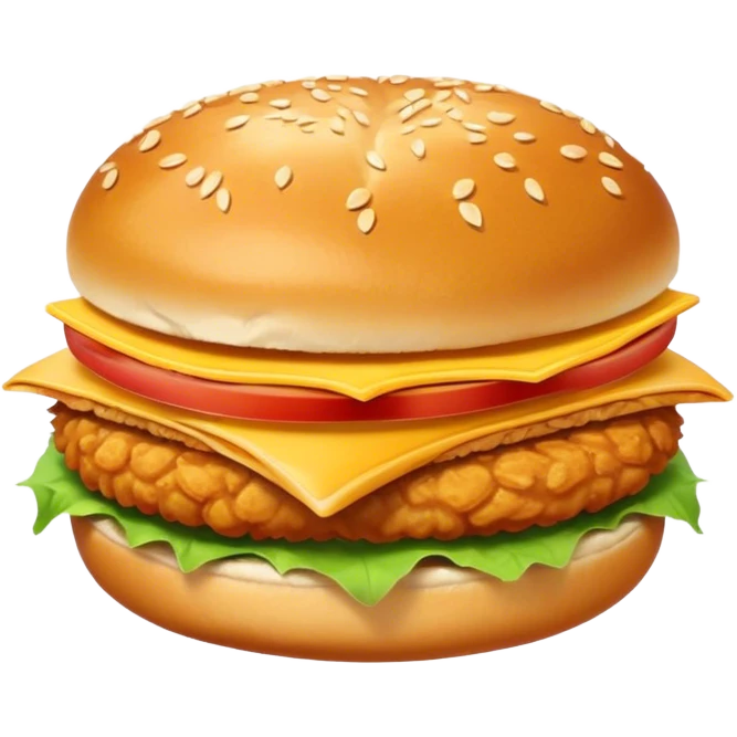 Chicken sandwich  emoji