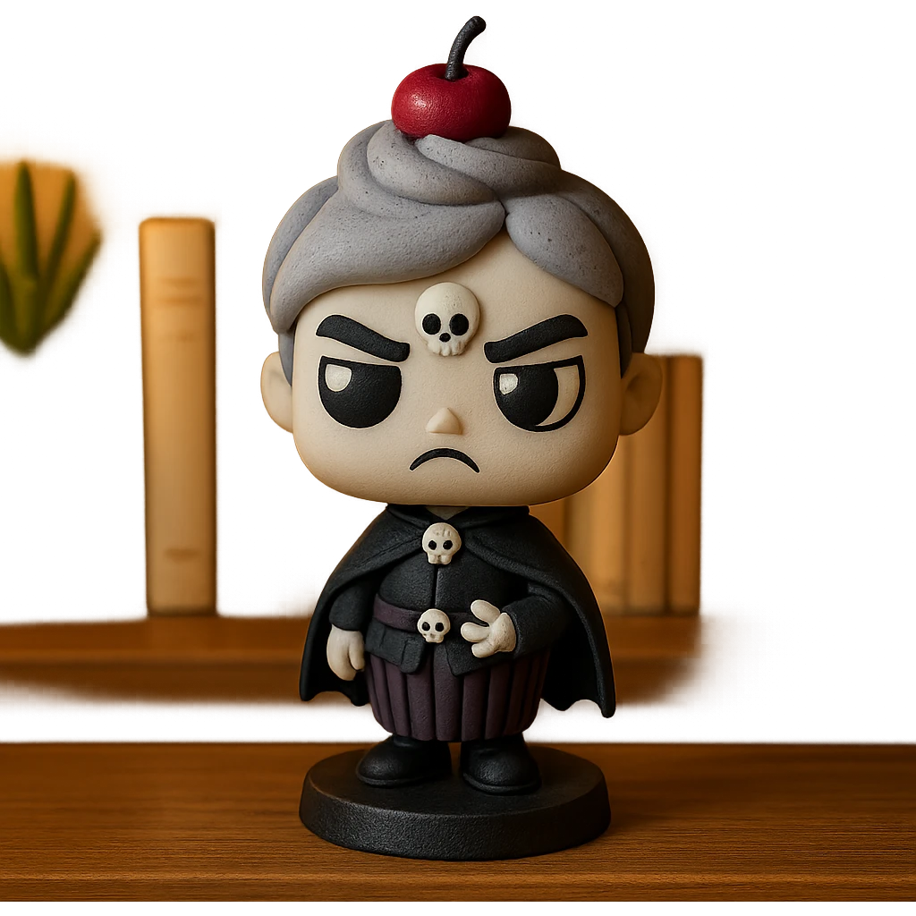 gothic cupcake emoji