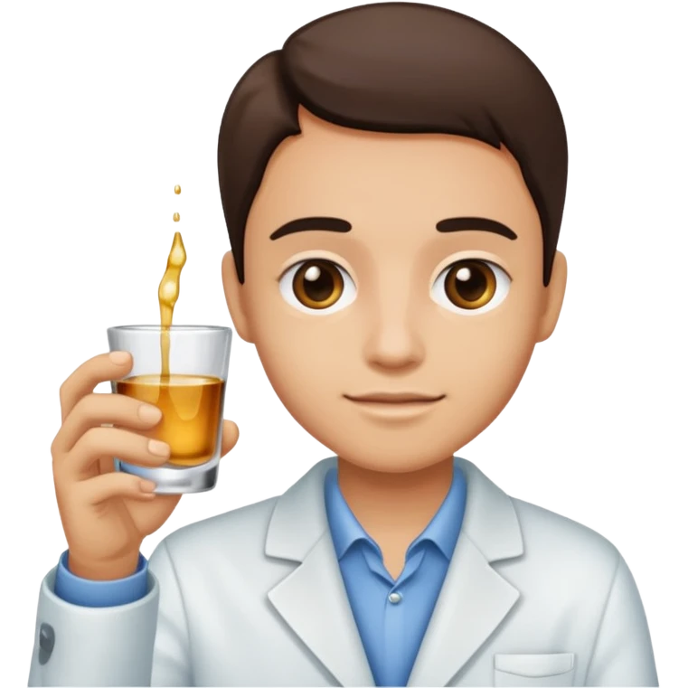 Drinking shots emoji