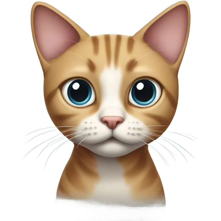 cat looking with adorable eyes emoji