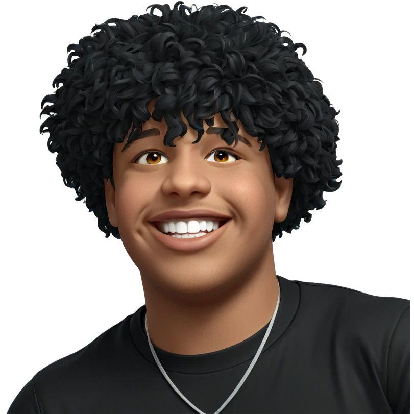 happy smile of a young man emoji