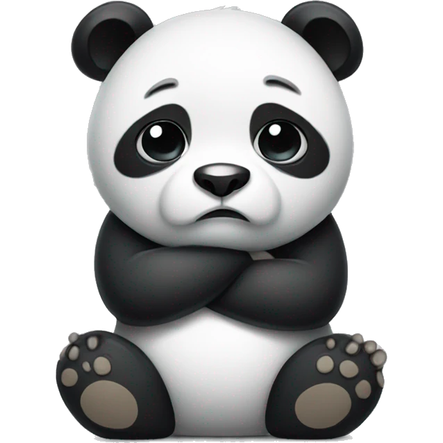 Sad panda emoji