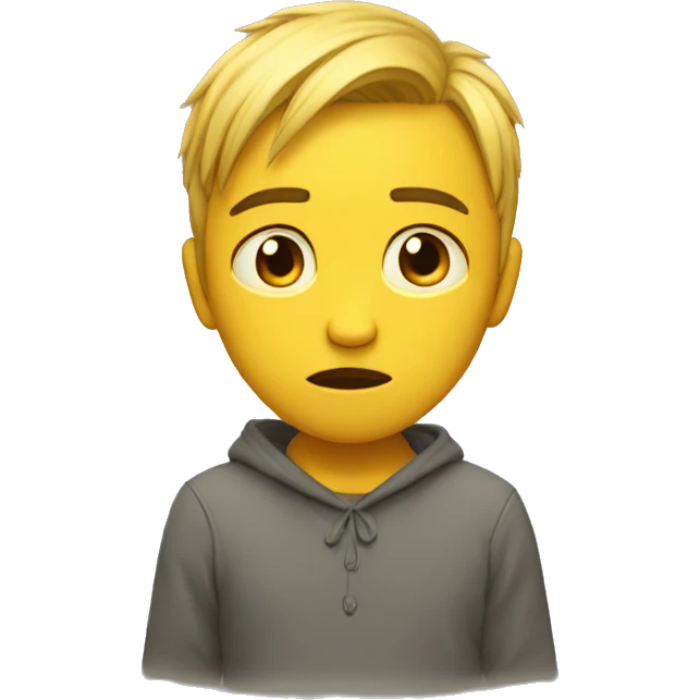 Miraculous sad emoji