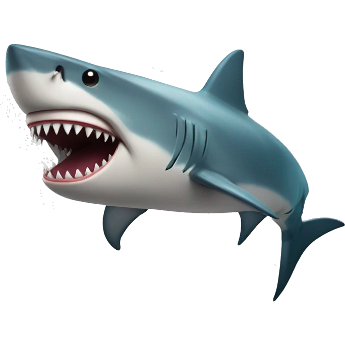 Shark with dollar sign instead of eyes emoji