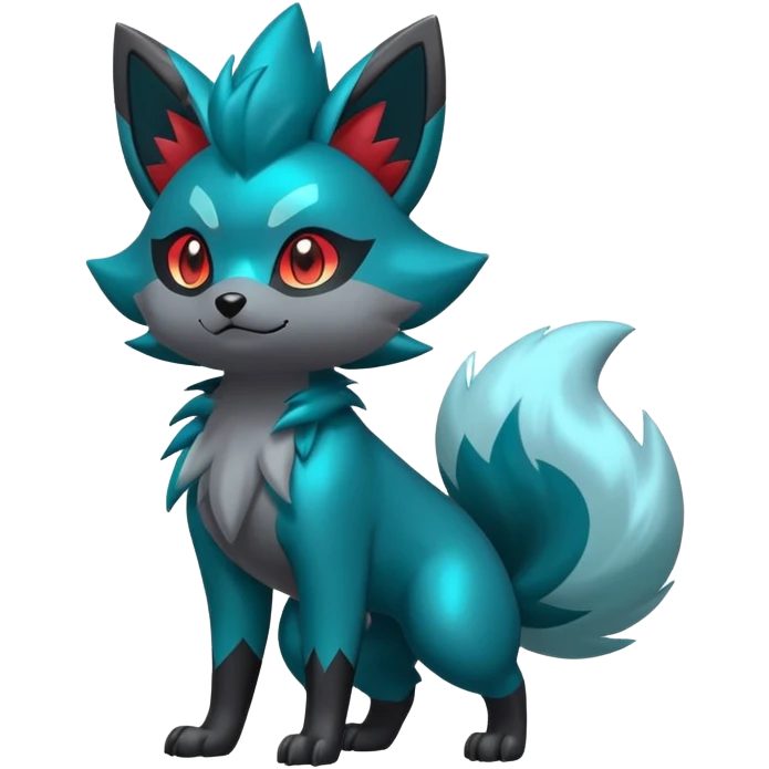 Shiny Zorua (full body) emoji