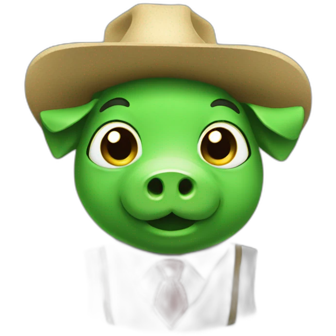 green trader piggy emoji
