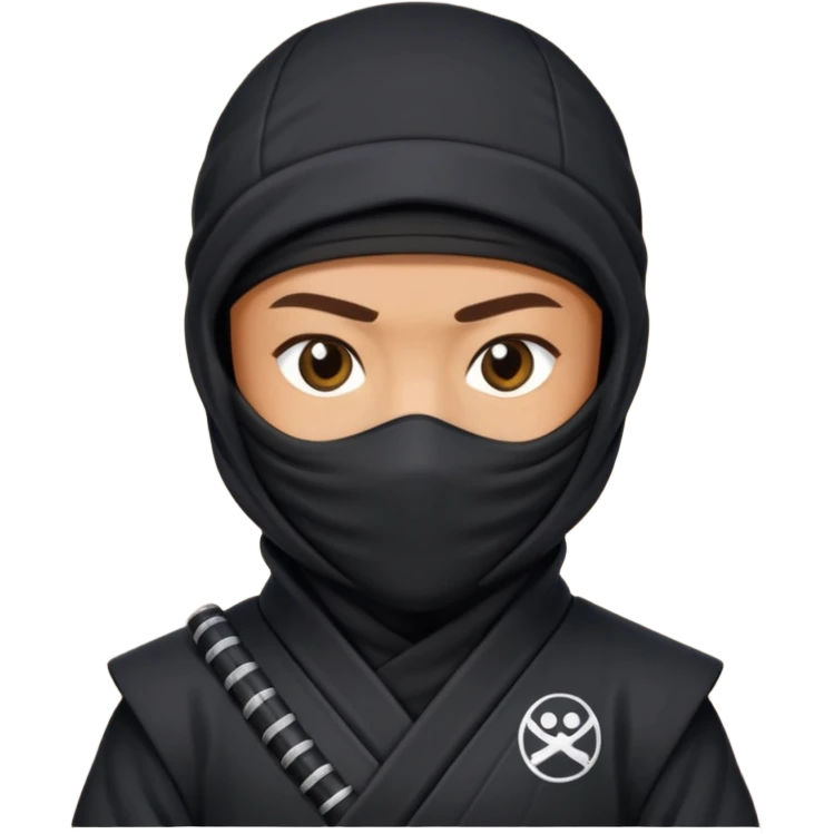 Ninja with MB written on it emoji