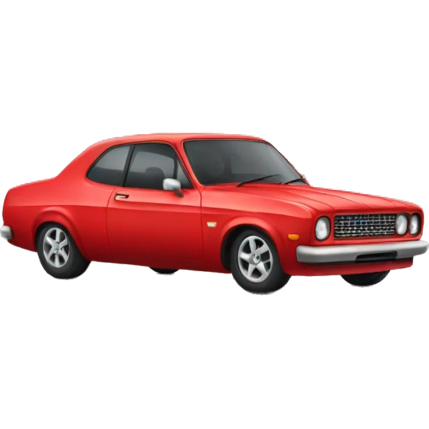 red rac car emoji