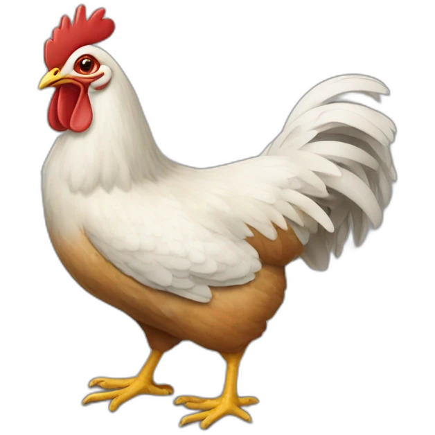 Poule cuillère emoji