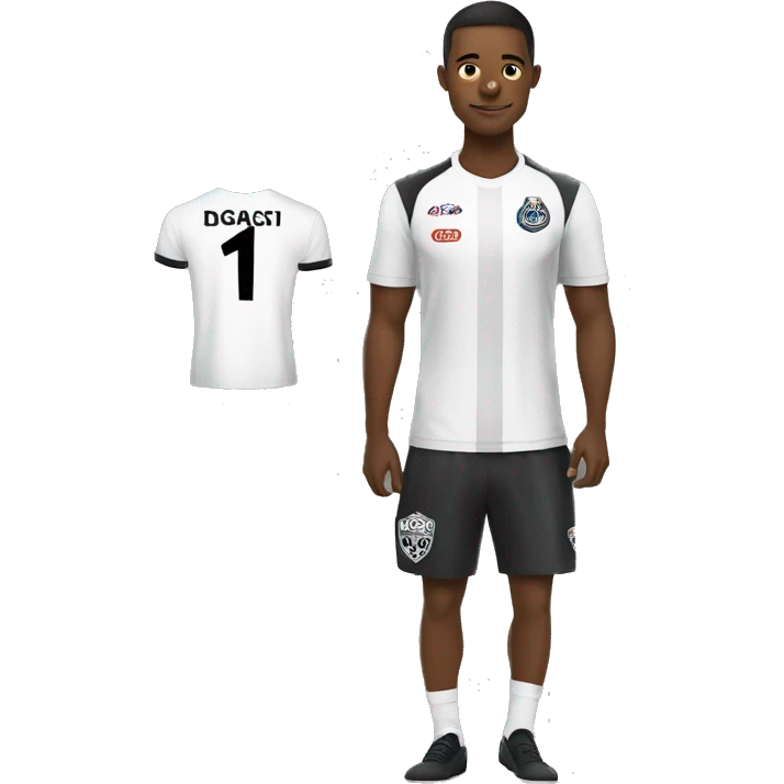 Homem usando Camisa do corinthians  emoji