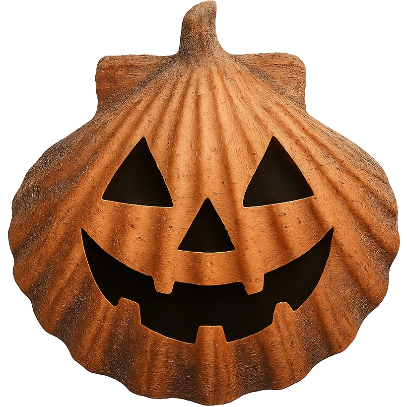 halloween seashell, remove background emoji