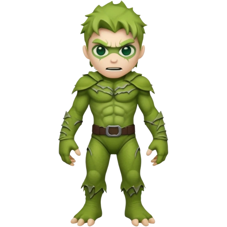 green mutant costume emoji