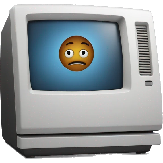 a computer saying no emoji