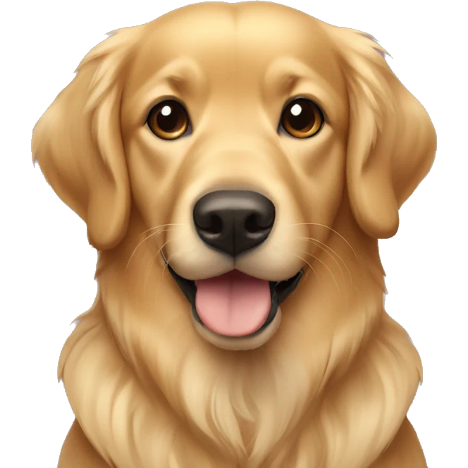 Golden retriever Bambi  emoji
