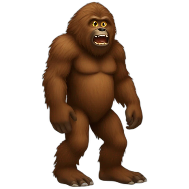 Bigfoot emoji