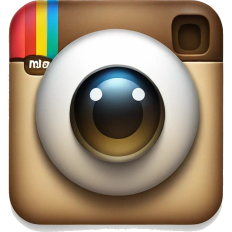 Instagram logo emoji