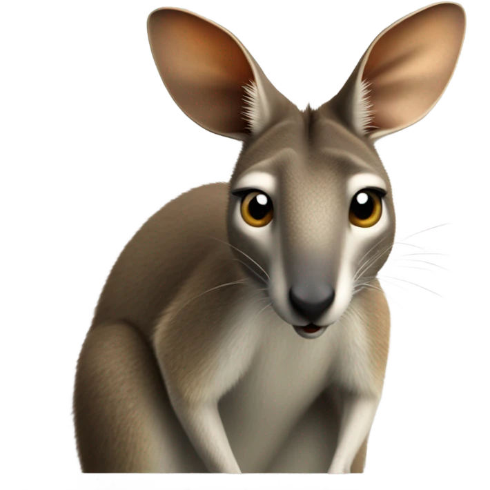 wallaby qui est effrayé emoji