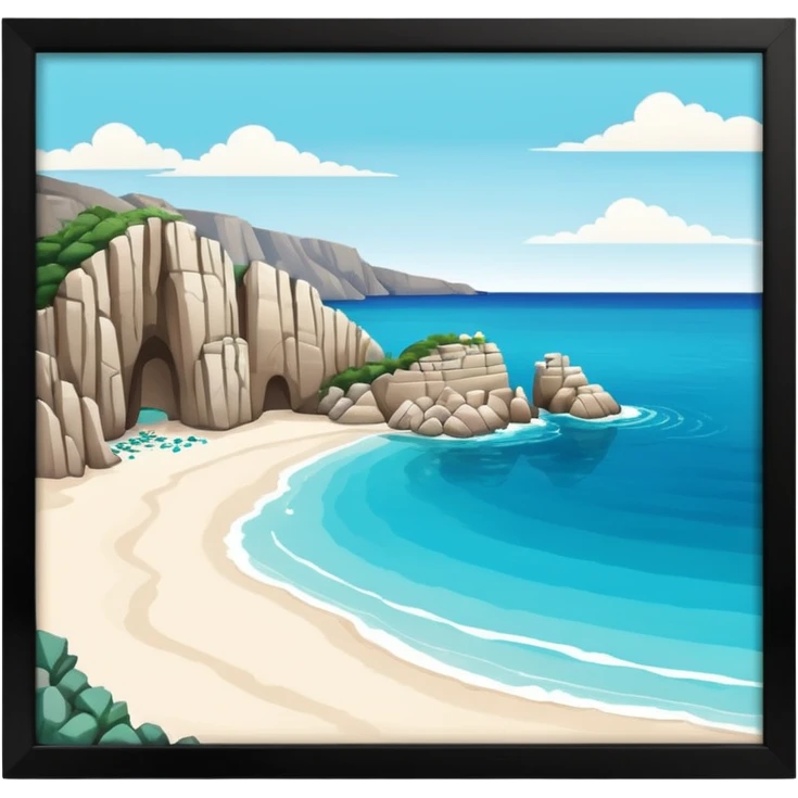 greek island beach emoji