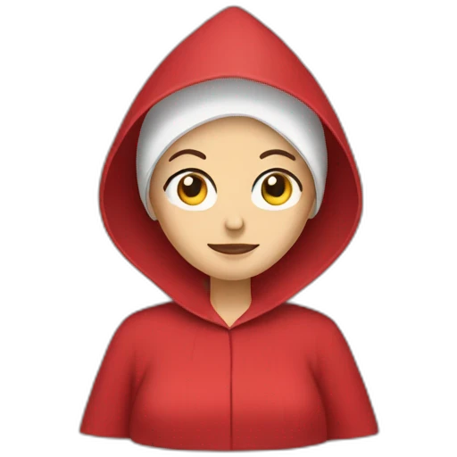 Handmaids tale only head from front emoji