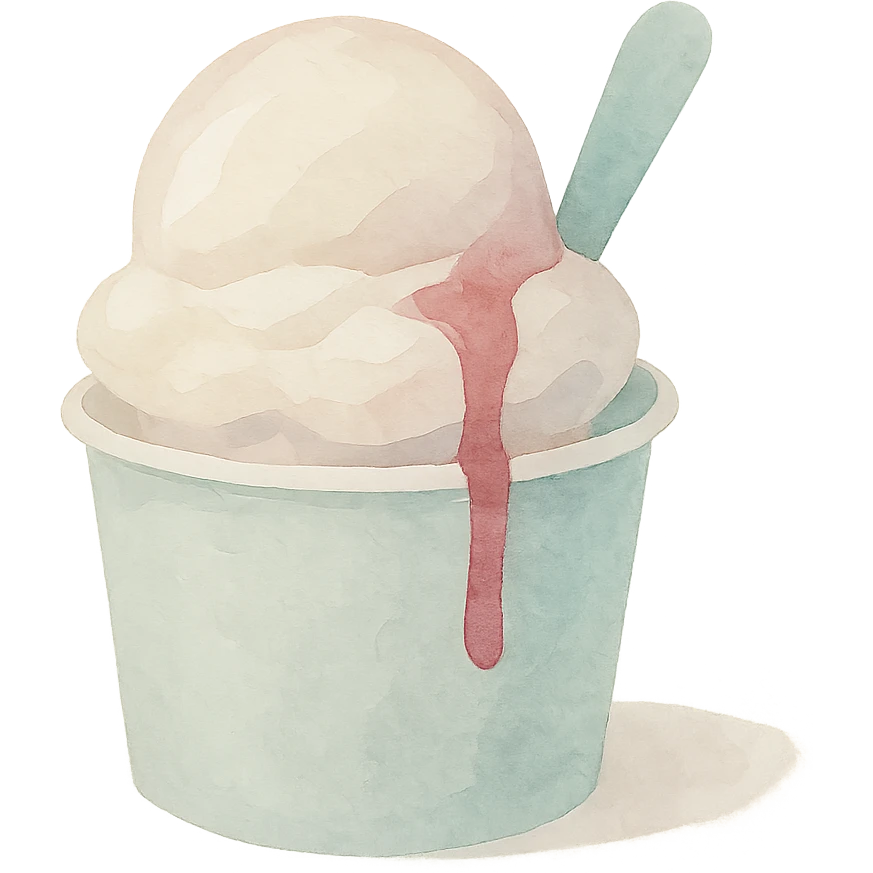 ice cream in a cup emoji
