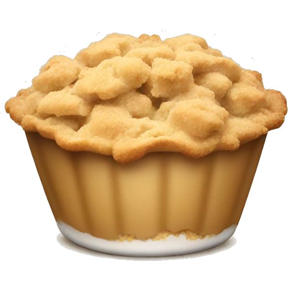Apple crumble emoji