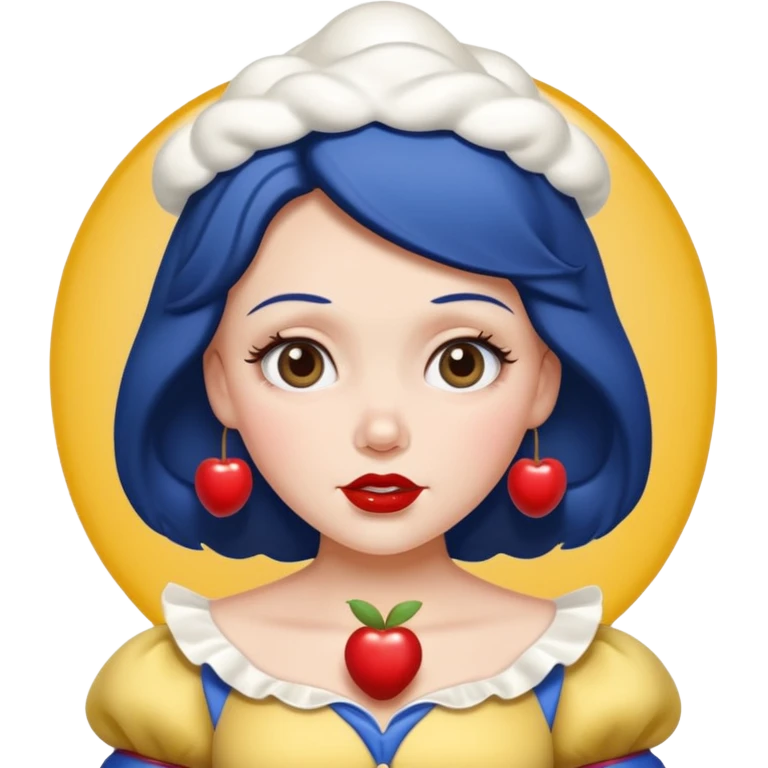 Snow white with whip cream emoji