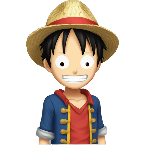 Luffy amoureux emoji