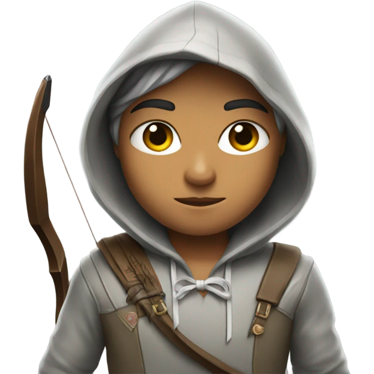 Archer with hoodie emoji