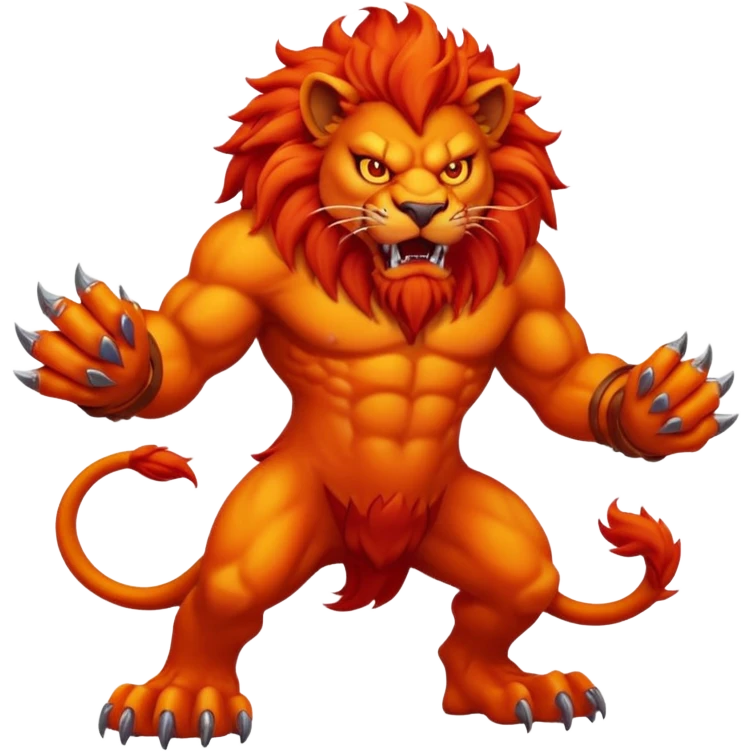 demon lion emoji