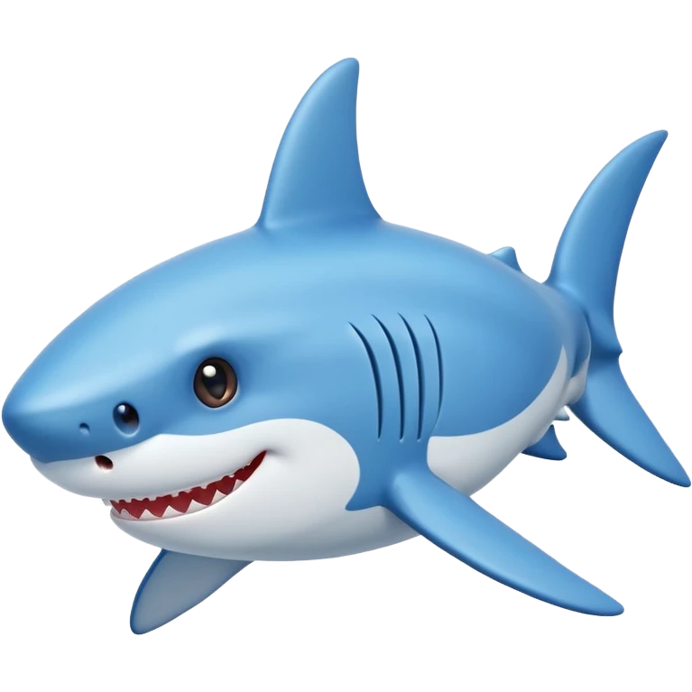 cute shark emoji