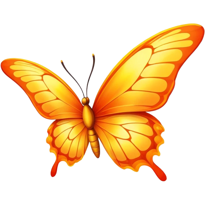Butterfly on fire  emoji
