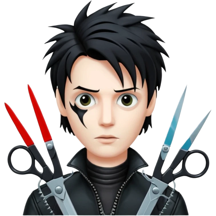 make an emoji about Edwawd scissorshand
 emoji