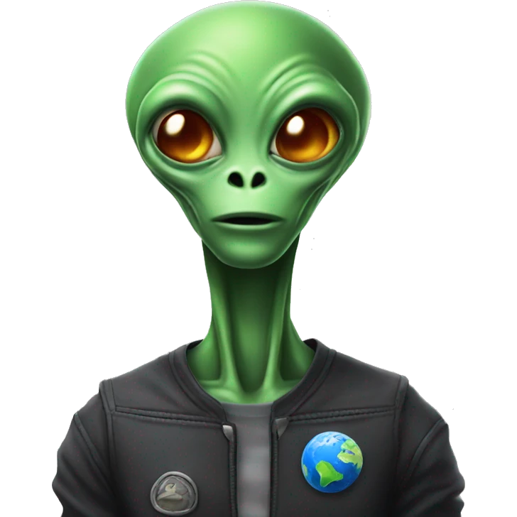 Alien n earth  emoji