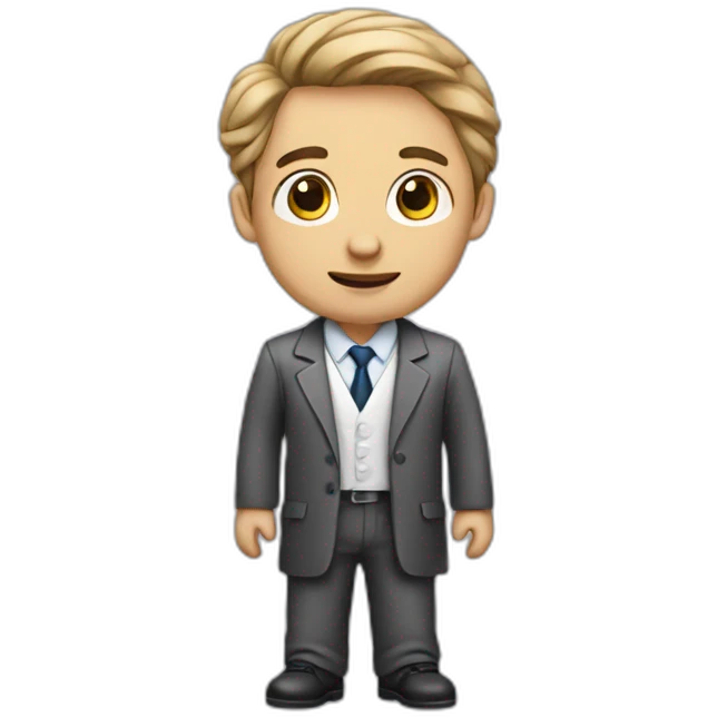 Cute male psychiatrist emoji